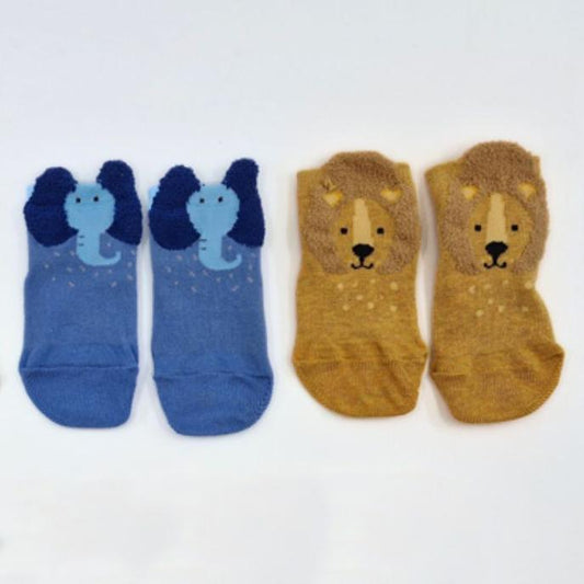 Attisocks - meias elefante+leão