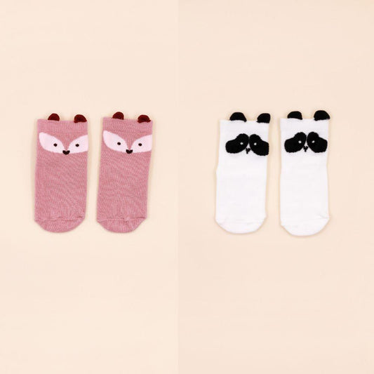 Attisocks - meias raposa+panda