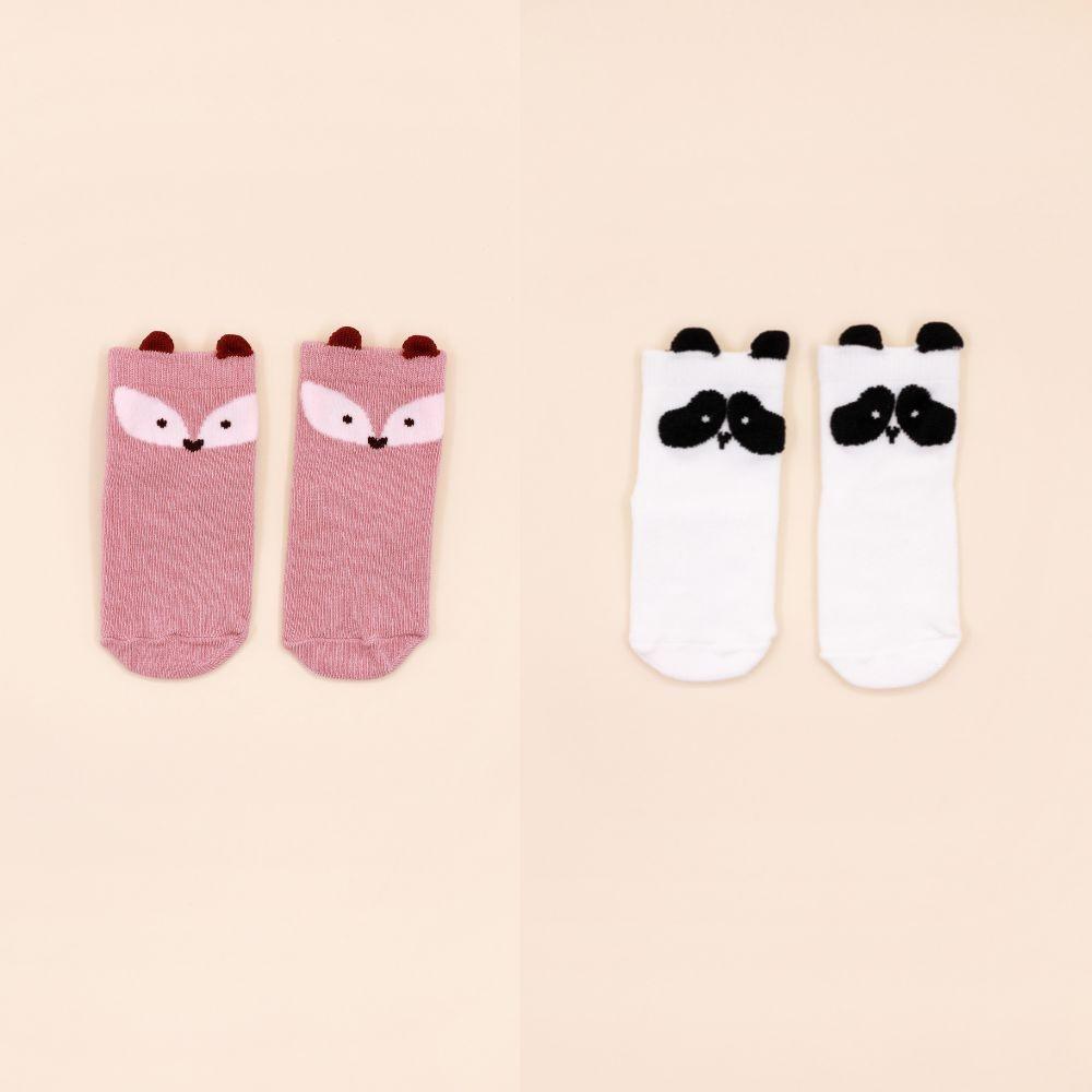 Attisocks - meias raposa+panda